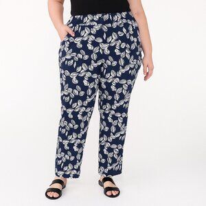 Magnolia Grace Julie Drawstring Straight Leg Pant, XXL